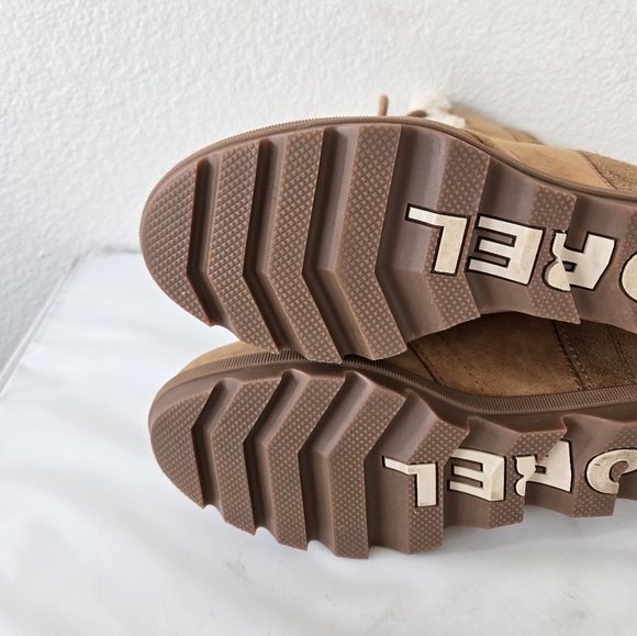 Sorel Joan Of Arctic Shearling Hidden Wedge II Lace-up Waterproof Boots Size 9 - Picture 11 of 16